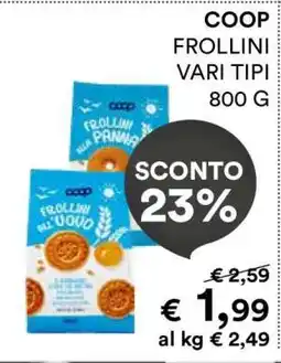 Coop COOP FROLLINI VARI TIPI offerta