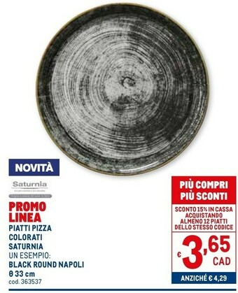 Metro Piatti offerta