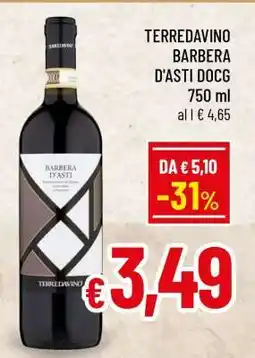 Famila TERREDAVINO BARBERA D'ASTI DOCG offerta
