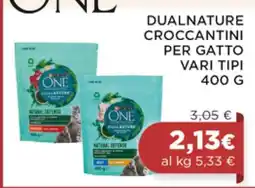 Coop Dualnature Croccantini per gatto offerta