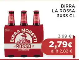 Coop BIRRA LA ROSSA 3X33 CL offerta