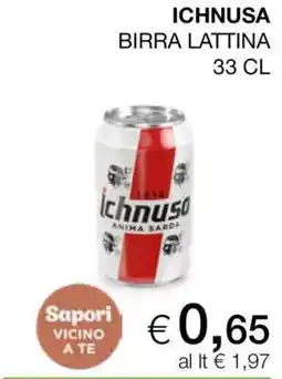 Coop ICHNUSA BIRRA LATTINA offerta