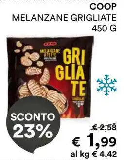 Coop COOP MELANZANE GRIGLIATE 450 G offerta