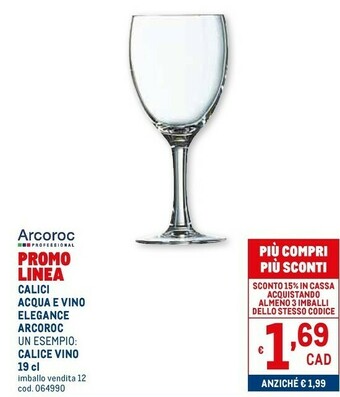 Metro Bicchieri offerta