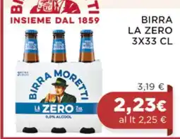Coop BIRRA LA ZERO 3X33 CL offerta