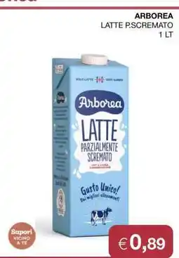 Coop ARBOREA LATTE P.SCREMATO 1 LT offerta