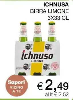 Coop ICHNUSA BIRRA LIMONE offerta
