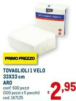 Metro Tovaglioli offerta