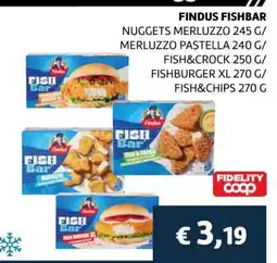 Coop Findus Fishbar offerta