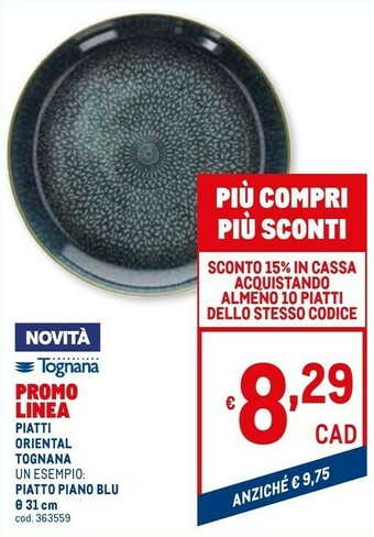 Metro Piatti offerta