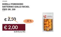Prezzemolo e Vitale Dorilli pomodoro datterino giallo nickel free offerta