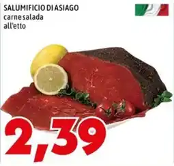 MEGA SALUMIFICIO DI ASIAGO carne salada offerta