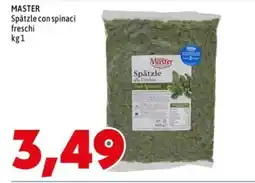 MEGA MASTER Spätzle con spinaci freschi offerta
