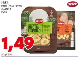 MEGA SELEX pasta fresca ripiena offerta