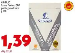 MEGA VIRGILIO Grana Padano DOP grattugiato fresco offerta