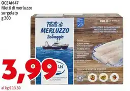 MEGA OCEAN 47 filetti di merluzzo surgelato offerta