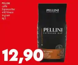 MEGA PELLINI caffè Espresso Bar n 82 Vivace in grani offerta