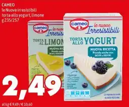 MEGA CAMEO le Nuove Irresistibili torta allo yogurt, limone offerta
