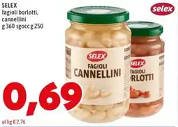MEGA SELEX fagioli borlotti, cannellini offerta