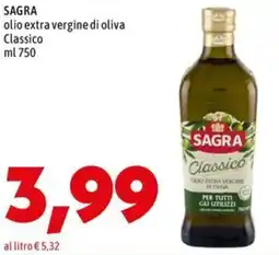 MEGA SAGRA olio extra vergine di oliva Classico offerta