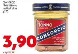 MEGA CONSORCIO filetti di tonno in olio di oliva offerta