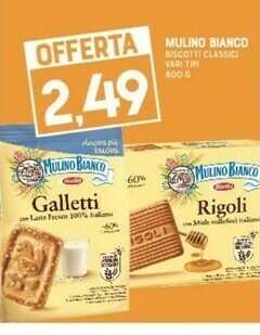 Gran Risparmio Biscotti mulino bianco offerta