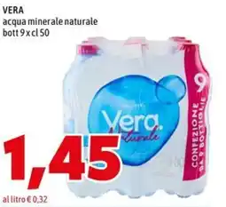 MEGA VERA acqua minerale naturale offerta