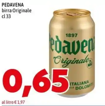 MEGA PEDAVENA birra Originale offerta