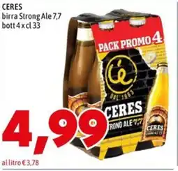 MEGA CERES birra Strong Ale 7,7 offerta