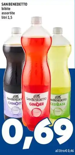 MEGA SAN BENEDETTO bibite offerta