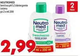 MEGA NEUTROMED lenitivo pH 5,5 detergente intimo offerta