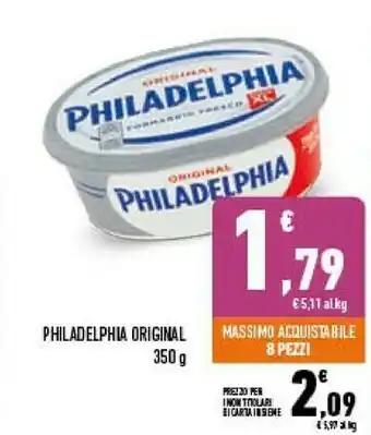 Conad City Mondelez - philadelphia classico 350 g(ml) offerta