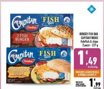 Conad City Fish burger capitan 227 g(ml) offerta