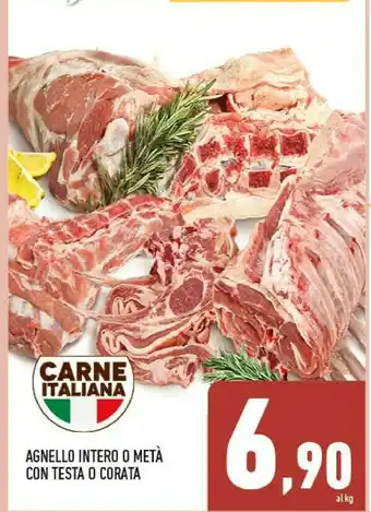 Conad City Conad agnello intero o metà con testa o corata offerta