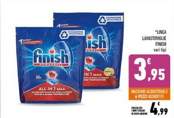 Conad Finish linea lavastoviglie offerta