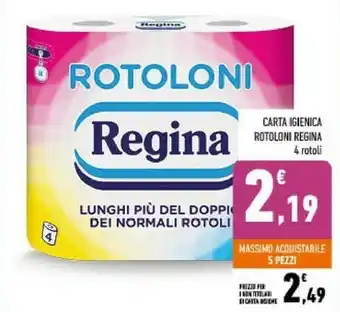 Conad Carta igienica rotoloni offerta