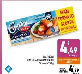 Conad 30 bastoncini 750 g(ml) offerta