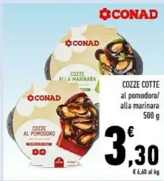 Conad Conad cozze cotte al pomodoro offerta
