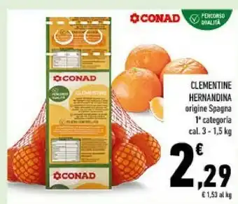 Conad Conad clementine hernandina offerta