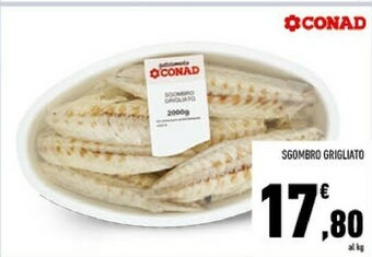 Conad Conad sgombro grigliato offerta