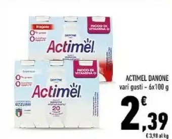 Conad Actimel bianco 600 g(ml) offerta