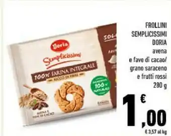 Conad Doria frollini semplicissimi offerta