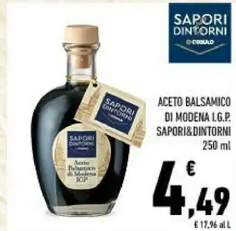 Conad Sapori & dintorni aceto balsamico di modena igp offerta