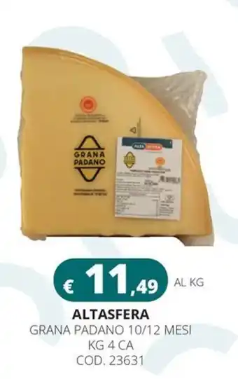 Altasfera grana padano 10/12 mesi
