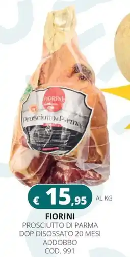 Altasfera Fiorini prosciutto di parma dop disossato 20 mesi addobbo offerta
