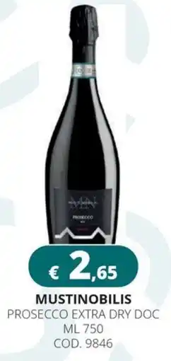Altasfera Mustinobilis prosecco extra dry doc offerta