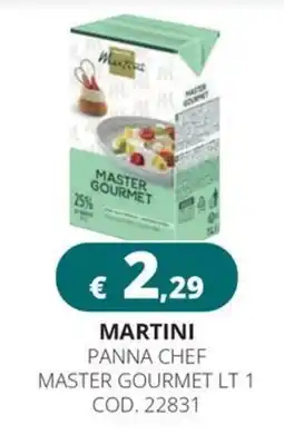Altasfera Martini panna chef master gourmet offerta