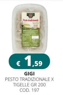 Altasfera Gigi pesto tradizionale x tigelle offerta