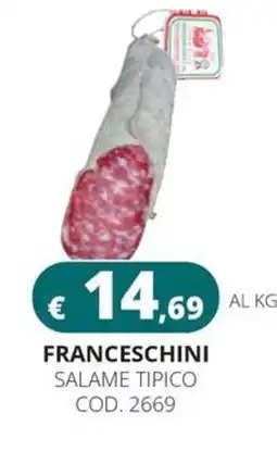 Altasfera Franceschini salame tipico offerta