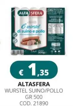 Altasfera Altasfera wurstel suino/pollo offerta